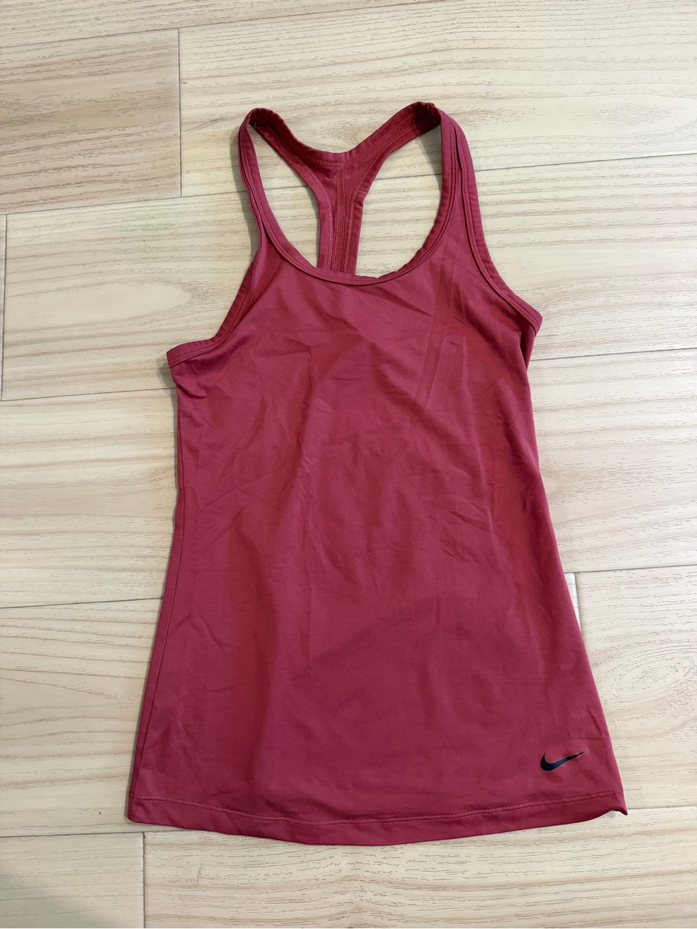 Nike Women's Burgundy Racerback Tank Top